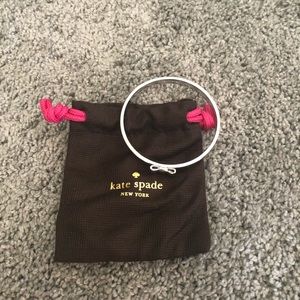 Kate Spade silver bangle bracelet